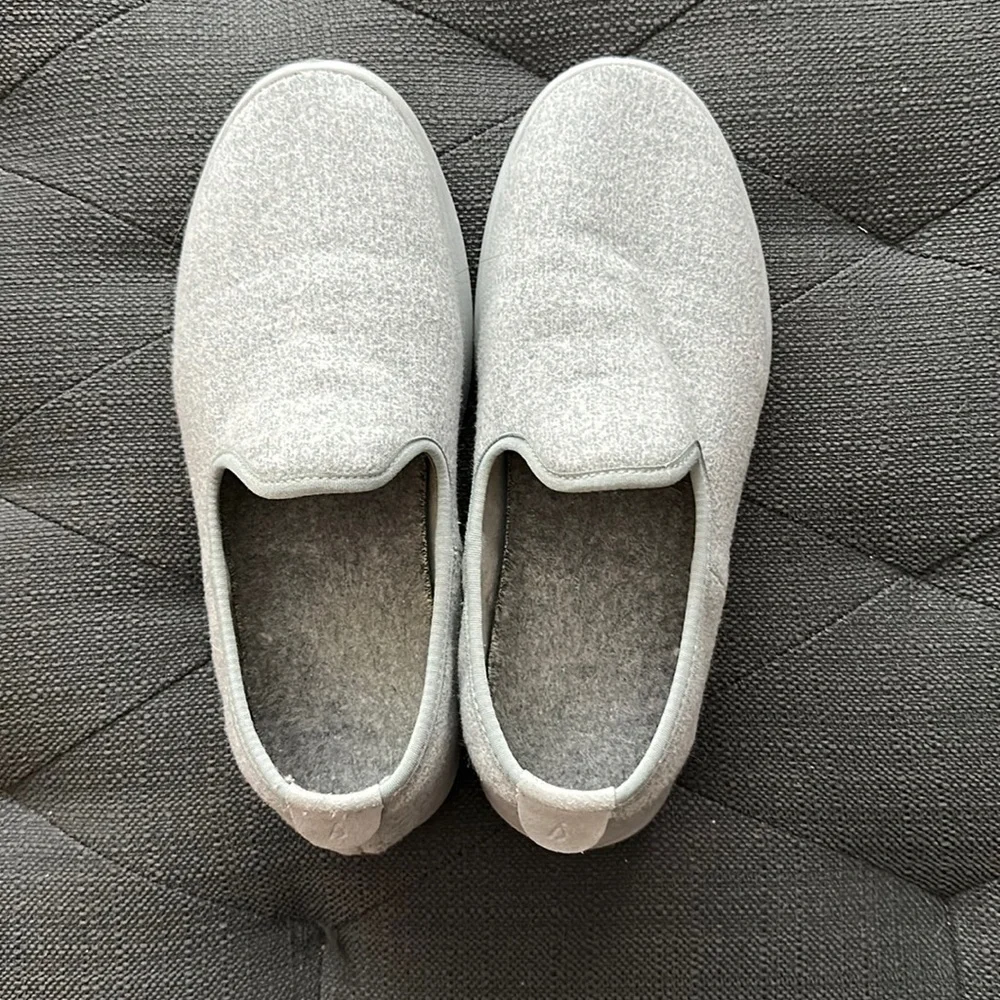 Allbirds Wool Lounger, size 7, grey wool and grey sole - Picture 1 of 6